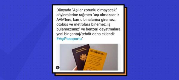 “Aşı Pasaportu” Olduğuna Dair İddialar Doğru mu?