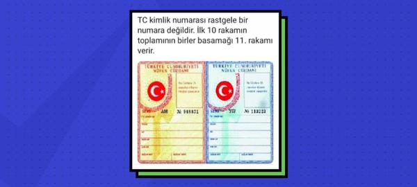 T.C. Kimlik Numaraları Rastgele Değil mi?